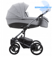 BEBETTO TITO Premium - DARK 02 Bērnu universālie rati 